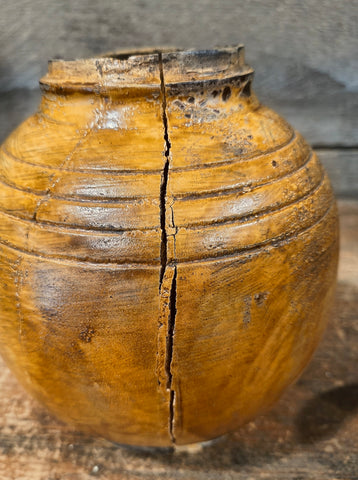 Antique Wooden Vessel