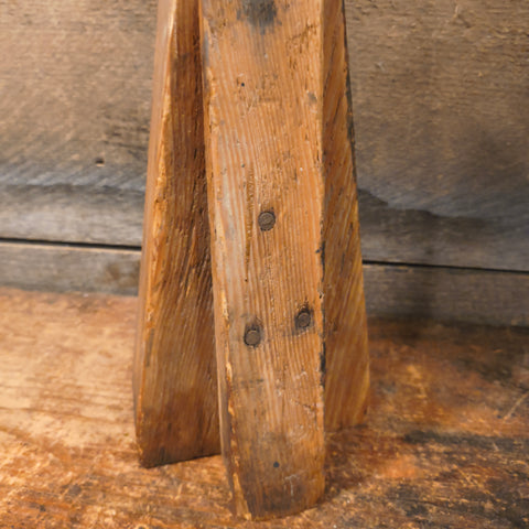 Primitive Make-Do Candle Holder