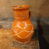Antique Redware Pitcher
