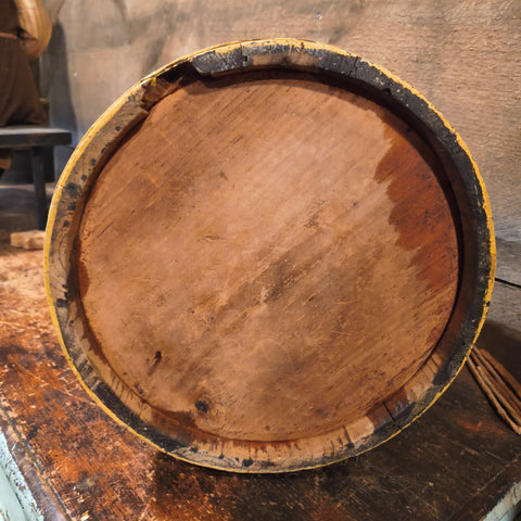 Antique Primitive Wooden Firkin