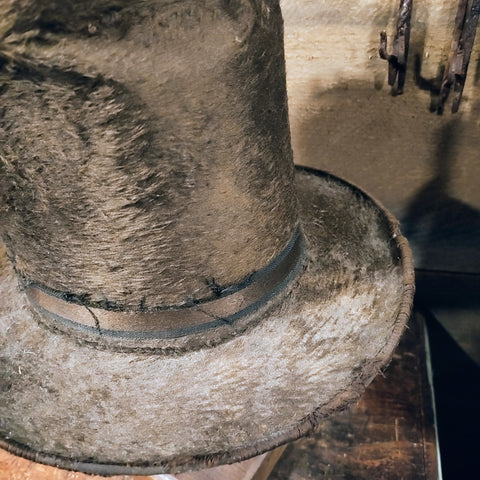 Antique Top Hat & Stand