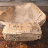 Antique Primitive Wooden Dough Bowl