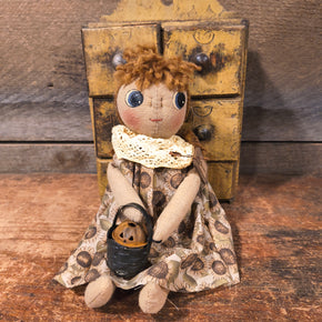 Primitive Cloth Doll 10"