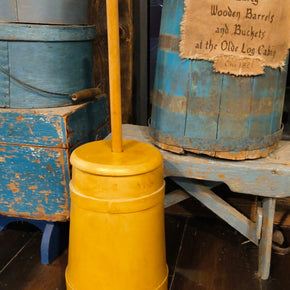 Primitive Wooden Vintage Butter Churn