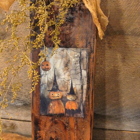 Primitive Wooden Fall Decoration