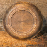 Antique Primitive Wooden Plate