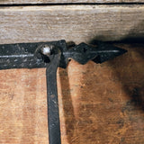 Vtg 5 Pc Set CAST IRON KITCHEN UTENSIL Spoon Ladle Rack TAIWAN Primitive Decor