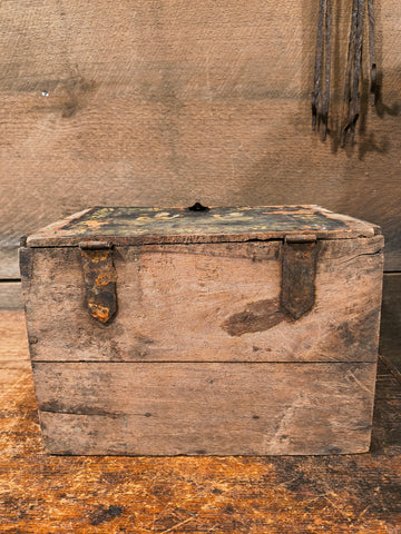 Antique Wooden Primitive liquor chest