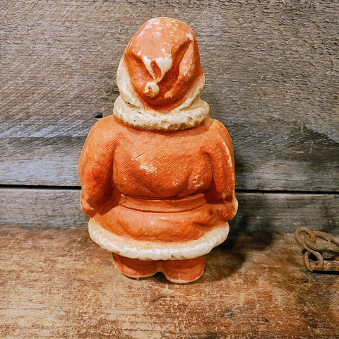 ANYIQUE PAPER MACHE PULP EGG CARTON SANTA CLAUS