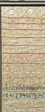 Antique Early Sampler 1802
