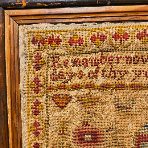 Original Antique Sampler by M.Griffiths age 14