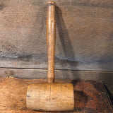 Primitive, vintage Wooden Mallet