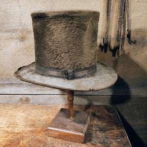 Antique Top Hat & Stand