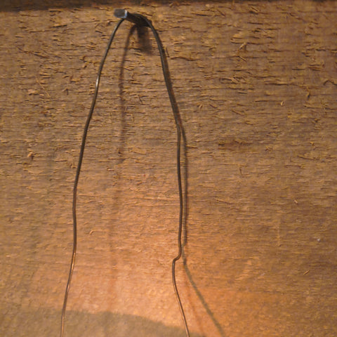 Primitive Wooden Hanging Candle Holder 2" x 3.5"