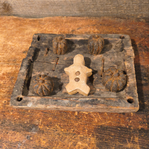 Antique wooden Plate 8"