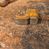Primitive Gourd w/ 2 Wooden Boots