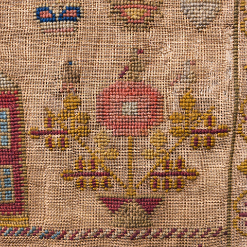 Original Antique Sampler by M.Griffiths age 14