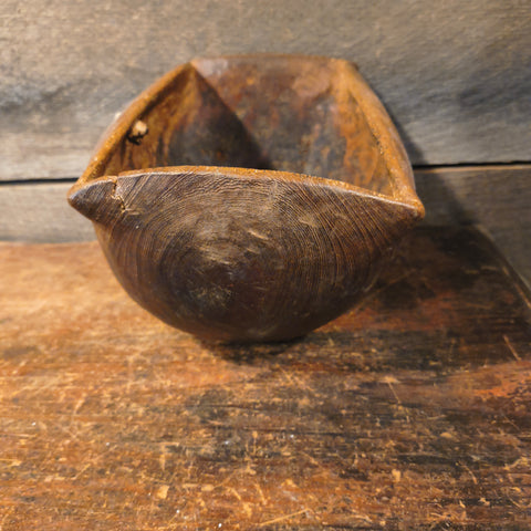 Antique Wooden Bowl