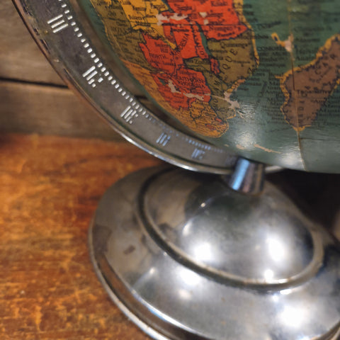 Vintage 1950's Replogle Reference  10 Inch World Globe