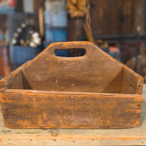 Antique Wooden Tool Caddy