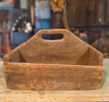 Antique Wooden Tool Caddy