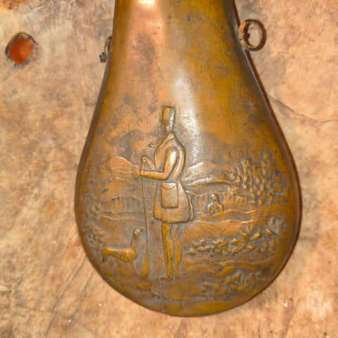 Antique Brass Powder Flask