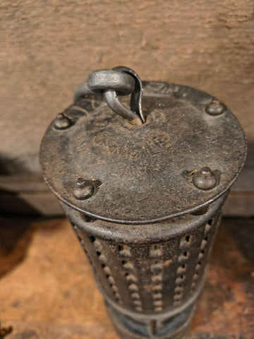 Safety Lamp For Detecting Methane (firedamp) In Mines.