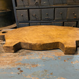 Antique Primitive Wooden Pig Chopping Board