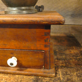 Antique Fooden Counter Top Coffee Grinder