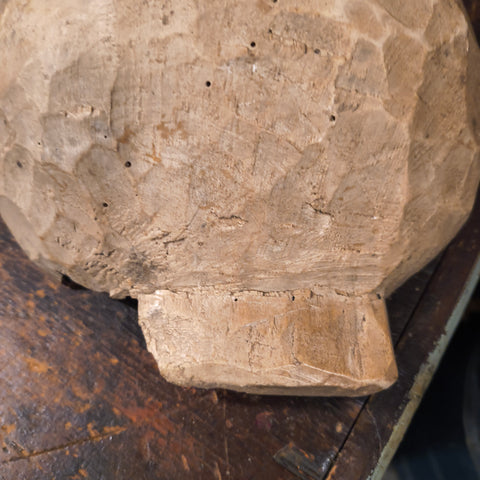 Antique Primitive Wooden Dough Bowl