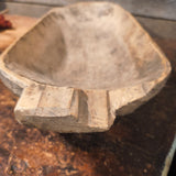Antique Primitive Wooden Dough Bowl