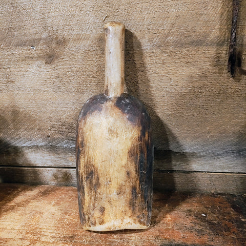 Antique Wooden Scoop with greenery