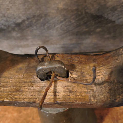 Antique Primitive Wooden Goat Bell