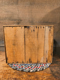 Primitive Folk Art Wooden Box