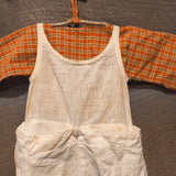 Old Primitive Linen Overalls