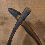 Antique Primitive Wooden Goat Bell