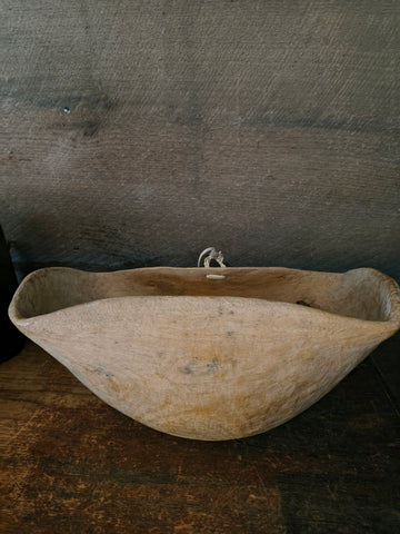 Antique Wooden Bowl