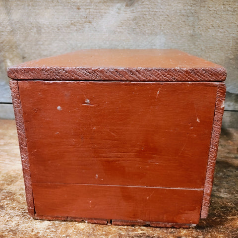 Antique Wooden Keepsakes Box