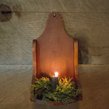 Primitive Wooden Candle Box