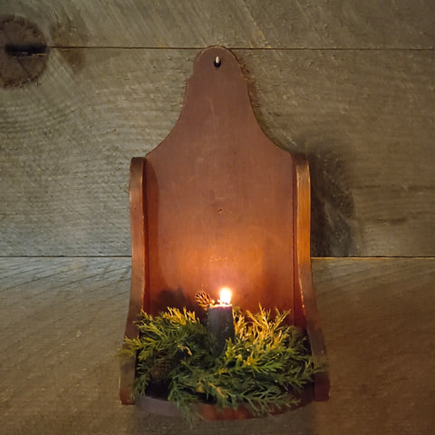 Primitive Wooden Candle Box