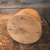 Antique Wooden Turned Salt Container