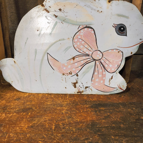 Vintage Metal Bunny