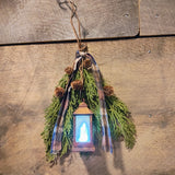 Primitive greens with lantern