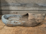 Antique Wooden Lost Sole with Original Blue Paint