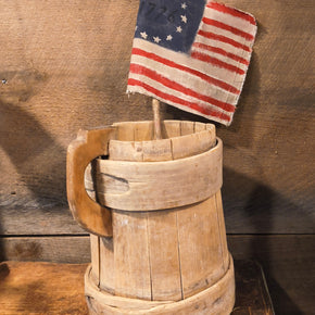 Antique Wooden Tankard