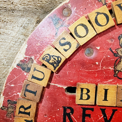 Antique 1912 Reversible Education Board