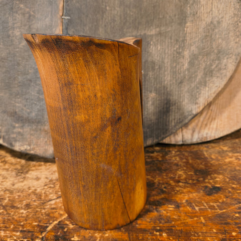Antique Primitive Wooden Noggin