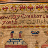 Original Antique Sampler by M.Griffiths age 14