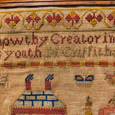 Original Antique Sampler by M.Griffiths age 14