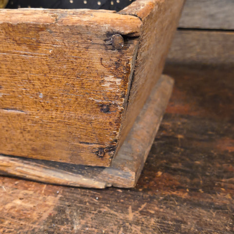 Antique Primitive Wooden Box w/ Original Paint
